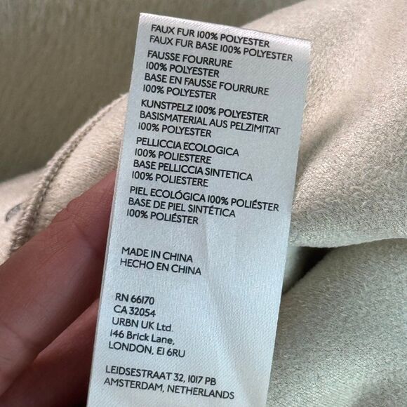 Free People We The Free Cozy Opal Swing Jacket In Frozen Dew Ivory NWOT Sz M - Picture 12 of 12